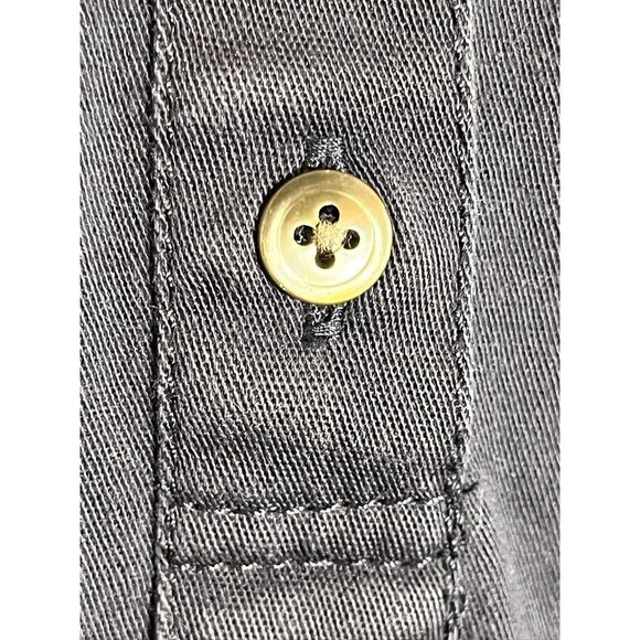 J Jill Shirt Dress 6 Blue Preppy Resort Classic Chic Retro Neutral Minimalist - Picture 5 of 11